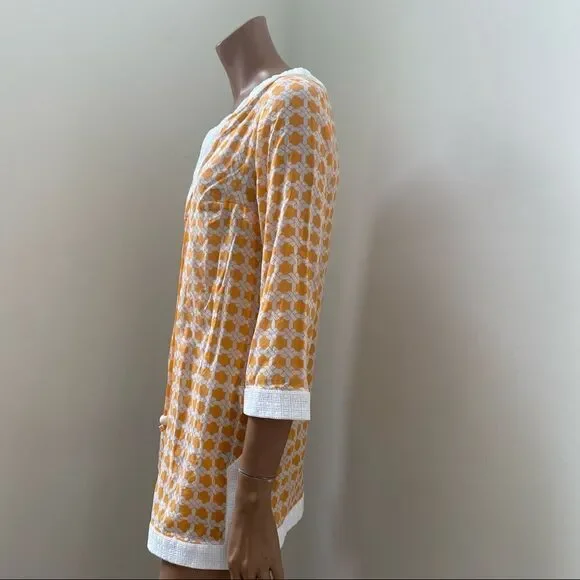 NEWShoshanna Sorbet Orange Printed CoverUp P